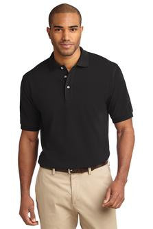 Embroidered Port Authority Heavyweight Cotton Pique Polo Shirts