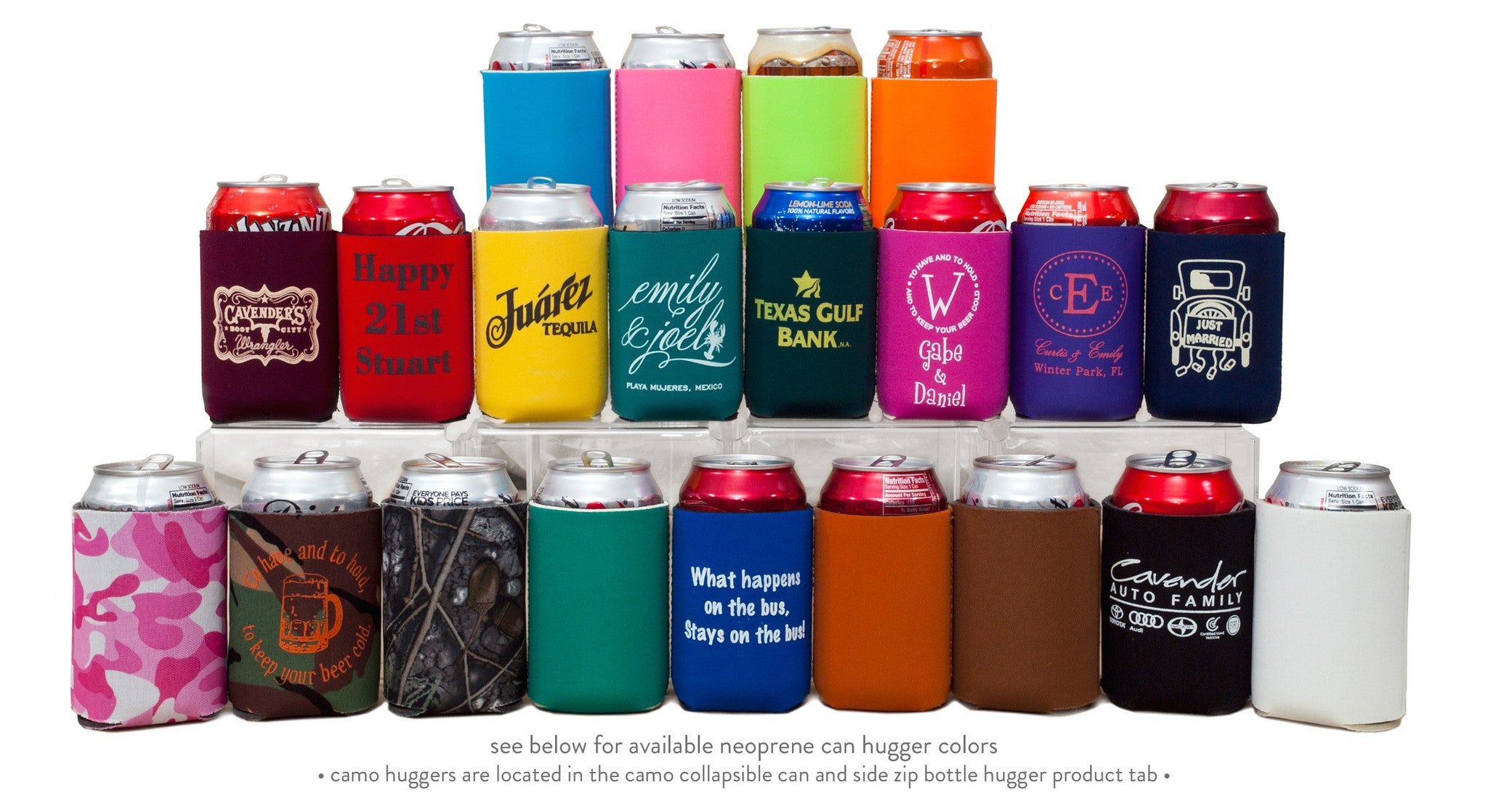 Customized Bottle Coolies (12 Oz., Full Color Logo)